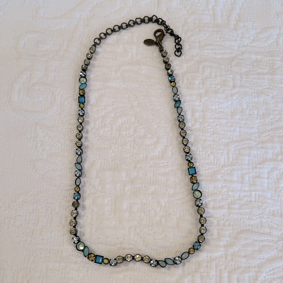 Sorelli Necklace & Earrings Set with Multicolored Crystals - Picture 1 of 6